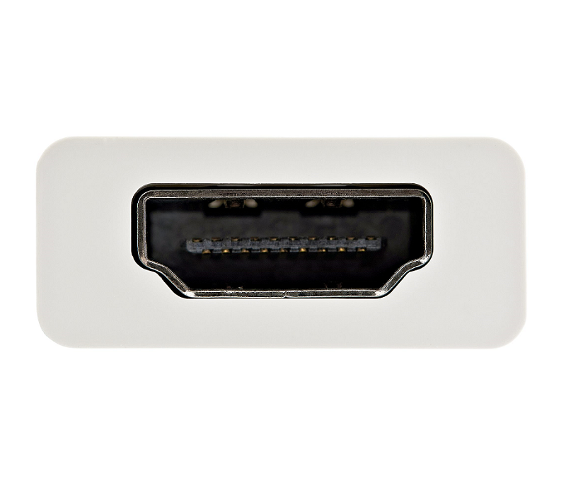 StarTech CDP2HD4K60W USB-C to HDMI Adapter - White - 4K 60Hz
